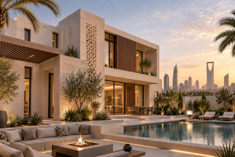 اتجاهات التصميم المعماري السكني في السعودية لعام 2026