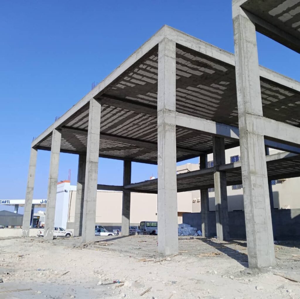 حالة لقطات من مراحل الإنشاء بعد أعمال الترميم